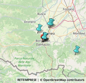 Mappa Via Tesoriere, 12011 Borgo San Dalmazzo CN, Italia (28.00615)