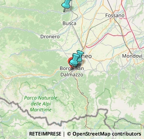 Mappa Via Tesoriere, 12011 Borgo San Dalmazzo CN, Italia (48.64733)