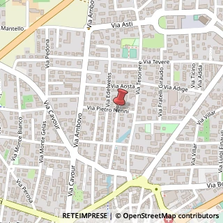 Mappa Via Pietro Nenni,  6, 12011 Borgo San Dalmazzo, Cuneo (Piemonte)
