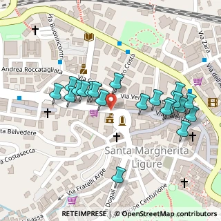 Mappa Piazza Giuseppe Mazzini, 16038 Santa Margherita Ligure GE, Italia (0.1195)