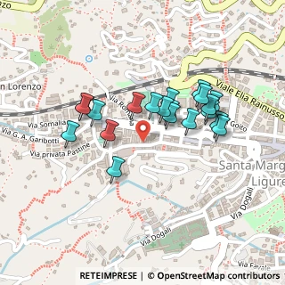 Mappa Via Delpino Teramo, 16038 Santa Margherita Ligure GE, Italia (0.1985)