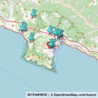 Mappa Via Delpino Teramo, 16038 Santa Margherita Ligure GE, Italia (3.05545)