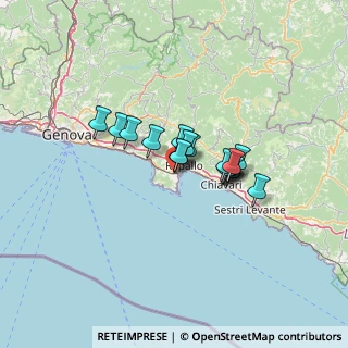 Mappa Via Teramo Delpino, 16038 Santa Margherita Ligure GE, Italia (8.68294)