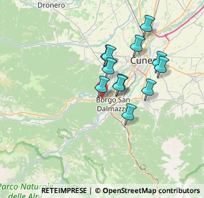 Mappa Via Tetto Deu, 12011 Borgo San Dalmazzo CN, Italia (5.65417)