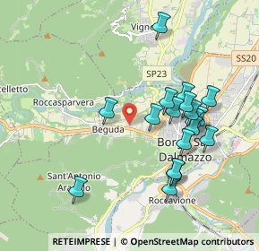 Mappa Via Tetto Deu, 12011 Borgo San Dalmazzo CN, Italia (1.87889)