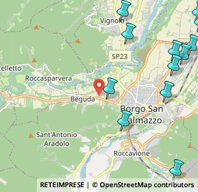 Mappa Via Tetto Deu, 12011 Borgo San Dalmazzo CN, Italia (3.24923)