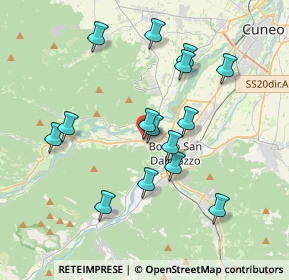 Mappa Via Tetto Deu, 12011 Borgo San Dalmazzo CN, Italia (3.618)