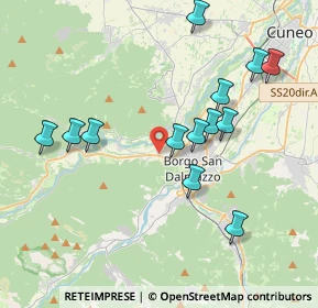 Mappa Via Tetto Deu, 12011 Borgo San Dalmazzo CN, Italia (4.00385)