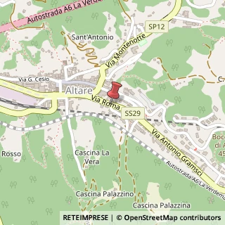 Mappa Via Roma, 54, 17041 Altare, Savona (Liguria)
