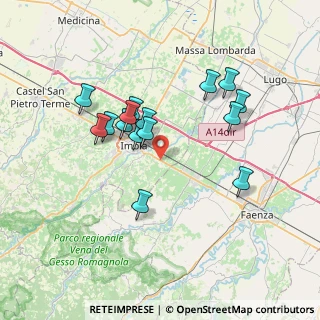 Mappa Via Emilia Interna, 40026 Imola BO, Italia (6.56133)