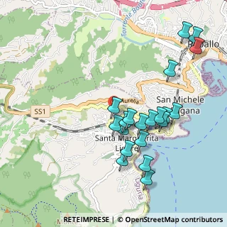 Mappa Via A. Giovo, 16038 Santa Margherita Ligure GE, Italia (1.004)