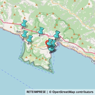 Mappa Via A. Giovo, 16038 Santa Margherita Ligure GE, Italia (2.08667)