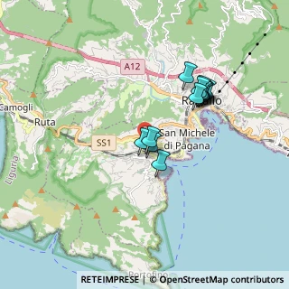 Mappa Via A. Giovo, 16038 Santa Margherita Ligure GE, Italia (1.53385)