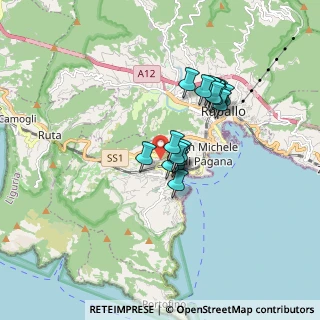 Mappa Via A. Giovo, 16038 Santa Margherita Ligure GE, Italia (1.32056)