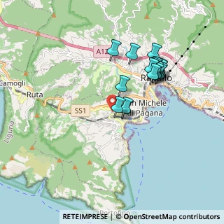 Mappa Via A. Giovo, 16038 Santa Margherita Ligure GE, Italia (1.65889)