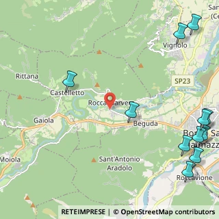 Mappa 12010 Roccasparvera CN, Italia (3.43455)