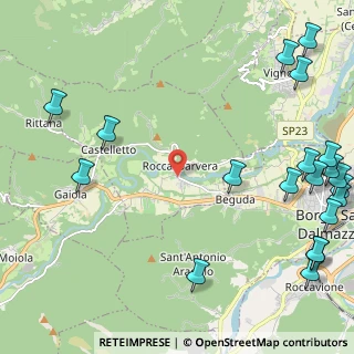 Mappa 12010 Roccasparvera CN, Italia (3.4075)