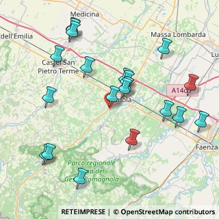 Mappa Via Rio Palazzi, 40026 Imola BO, Italia (9.297)