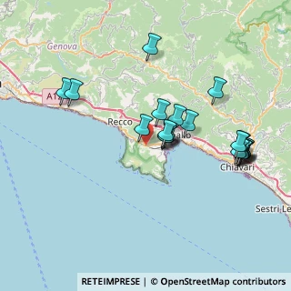 Mappa Via Partigiano Simone Stefani, 16038 Santa Margherita Ligure GE, Italia (7.583)