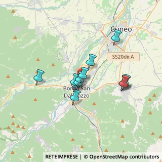 Mappa ARMANDO MANUELA, 12011 Borgo San Dalmazzo CN, Italia (2.73333)