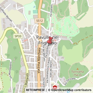 Mappa Via Giardini, 33, 41026 Pavullo nel Frignano, Modena (Emilia Romagna)