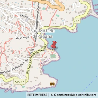 Mappa Via S. Michele di Pagana, 8, 16035 Rapallo, Genova (Liguria)