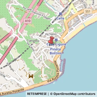 Mappa Via Bottini, 47, 17015 Celle Ligure, Savona (Liguria)