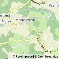 Kaart Lama Mocogno