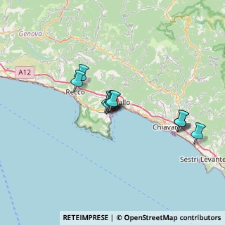 Mappa Via Pagana, 16038 Santa Margherita Ligure GE, Italia (5.71182)