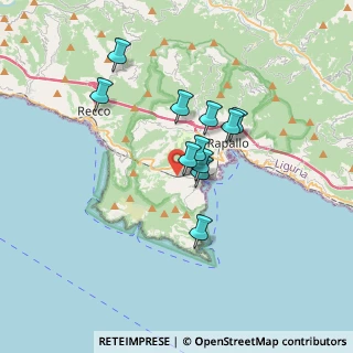 Mappa Via Garibotti, 16038 Santa Margherita Ligure GE, Italia (2.66182)