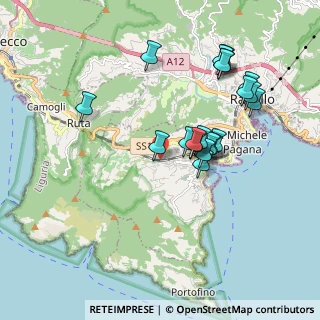 Mappa Via Garibotti, 16038 Santa Margherita Ligure GE, Italia (1.8075)