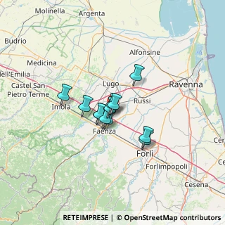 Mappa Via del Lupo, 48018 Faenza RA, Italia (8.03)