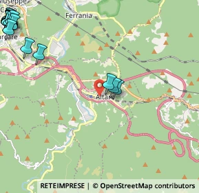 Mappa Via XXV Aprile, 17041 Altare SV, Italia (3.7485)