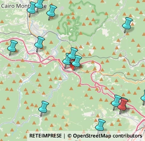 Mappa Via Roma, 17041 Altare SV, Italia (6.5185)