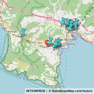 Mappa Via Somalia, 16038 Santa Margherita Ligure GE, Italia (2.0375)