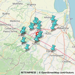 Mappa Via Sant'Andrea, 48018 Faenza RA, Italia (11.753)