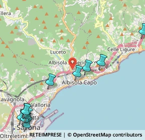 Mappa 17011 Albisola Superiore SV, Italia (2.97455)