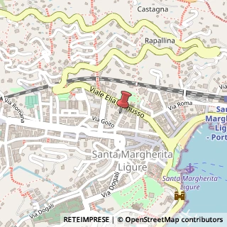 Mappa Via Luisito Costa, 19, 16038 Santa Margherita Ligure, Genova (Liguria)