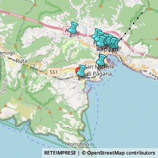 Mappa Via Luisito Costa, 16038 Santa Margherita Ligure GE, Italia (1.78818)