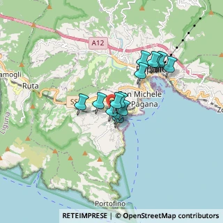 Mappa Via Luisito Costa, 16038 Santa Margherita Ligure GE, Italia (1.20786)