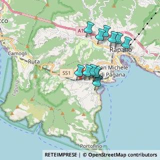 Mappa Via Duca degli Abruzzi, 16038 Santa Margherita Ligure GE, Italia (1.51667)