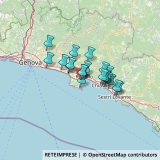 Mappa Via Cervetti Vignolo, 16038 Santa Margherita Ligure GE, Italia (9.433)