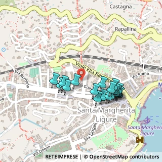 Mappa Via Cervetti Vignolo, 16038 Santa Margherita Ligure GE, Italia (0.205)