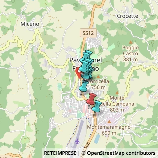 Mappa Via Don Monticelli, 41026 Pavullo Nel Frignano MO, Italia (0.3675)