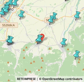 Mappa Via Molino Bioera, 12016 Peveragno CN, Italia (6.484)