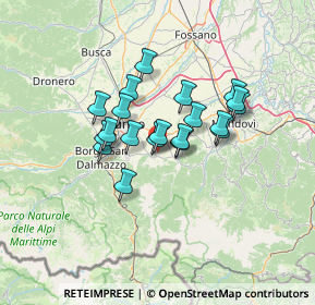 Mappa Via Molino Bioera, 12016 Peveragno CN, Italia (9.9805)