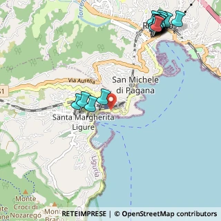 Mappa SP 227 di Portofino, 16038 Santa Margherita Ligure GE, Italia (1.46111)