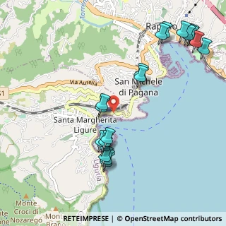 Mappa SP 227 di Portofino, 16038 Santa Margherita Ligure GE, Italia (1.22737)
