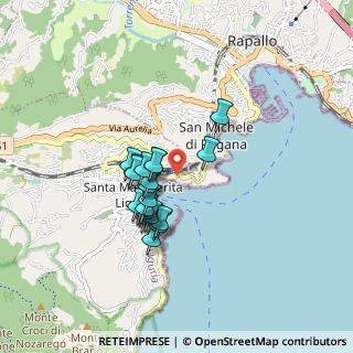 Mappa SP 227 di Portofino, 16038 Santa Margherita Ligure GE, Italia (0.661)