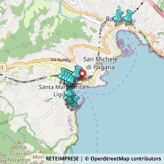 Mappa SP 227 di Portofino, 16038 Santa Margherita Ligure GE, Italia (0.70714)